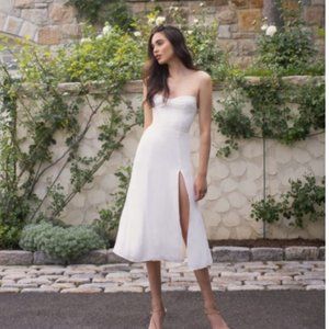 Juliette Reformation Dress Ivory